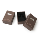 Deckel und Basis zwei Stücke Luxusgeschenkbox-Brown-Papier-mit Parfüm-UVdrucken