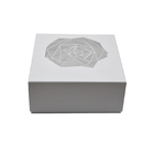 Luxusbasis und Deckel zwei Stücke Geschenkbox-Quadrat-formen Matte Lamination