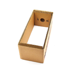 Einfache Rotweinbox aus gewölbtem Papier mit tragbaren Starrgeschenkboxen