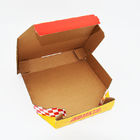 Pizza-Lieferungskasten e-Flöte runzelte Pizza-Kasten Cmyk-Gewohnheit druckte hergestellten foold Lieferungskasten