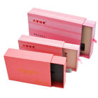 gleitender Geschenkbox-steifer rosa Match Greyboard-Stoß des Fach-1400gsm und ISO9001 ziehen
