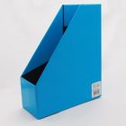 Gewölbter Desktop-Aktenspeicherungs-Organisator-blaue glatte Laminierung Collapsibile EN71 Ebenen-340mm