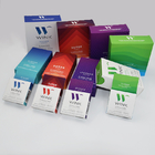 1-teiliges Flachgehäuse weich lamellierte Luxusgeschenkbox-kundenspezifische Farbe Druckkondom-Gesundheitswesen-Kasten