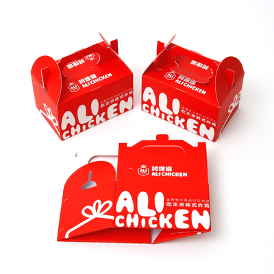kaufen Kundenspezifischer aufbereiteter Kasten Chips Disposable Fast Food Roast nehmen Kasten für Resataurant weg online manufacture