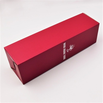 kaufen Wein-Flaschen-Geschenkbox-faltbarer roter Luxuskarton Eco freundliche online manufacture