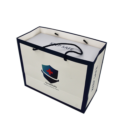 kaufen Recycelbare CDR-Einkaufstasche aus bedrucktem Papier CMYK PMS mit Seilgriffen online manufacture