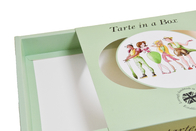 Grüne Pappgleitendes Fach-Geschenkbox-Hochzeits-Schokoladen-Verpacken
