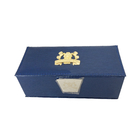 Recycelbare Luxus-Geschenkboxen High-End Blaue starre Kartonverpackungskisten