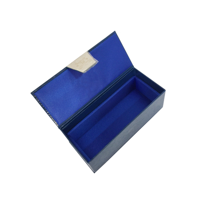 kaufen Recycelbare Luxus-Geschenkboxen High-End Blaue starre Kartonverpackungskisten online manufacture