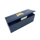 Recycelbare Luxus-Geschenkboxen High-End Blaue starre Kartonverpackungskisten