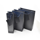 Maßgeschneiderte 3 Minuten exquisite Single Kupfer Papier Blaue Handtasche für Luxus Geschenkverpackung