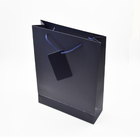 Maßgeschneiderte 3 Minuten exquisite Single Kupfer Papier Blaue Handtasche für Luxus Geschenkverpackung