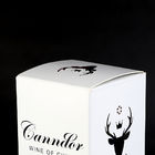 Flaschen-Geschenkbox zusammenklappbares Artpaper einzelnes Champagne Whisky Alcohol Packaging Box des Wein-250g