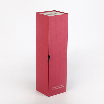 kaufen Spirituosenflasche starre magnetische Geschenkbox 2 mm einzelne Weinflaschenbox online manufacture