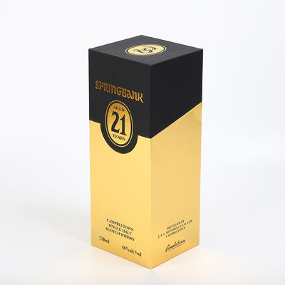 kaufen Alkohol-Flip Top Wine Bottle Gift-Kasten-Pappmagnetisches Schließen online manufacture