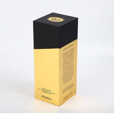 kaufen Deckels des Darstellungs-Wein-Flaschen-Geschenkbox-einzelner Weinbrandkasten des obersten offenen leichten Schlages online manufacture