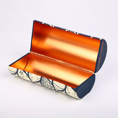 kaufen Einteilige Luxuspappröhre Matt Metallic Printing der Geschenkbox-70mm online manufacture