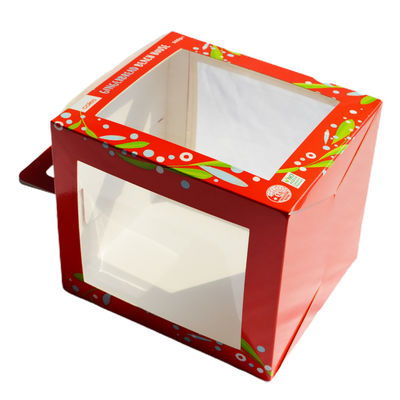 kaufen ODM backen den klaren Blumenkasten zusammen, der zusammenklappbares kundenspezifisches Druckgriff Artpaper PVC verpackt online manufacture