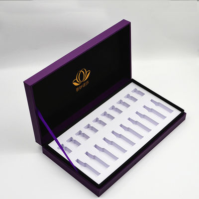 kaufen Hölzerner eingehängter Kit Skincare Beauty With Ribbon Bügel der äußeres Make-upkosmetischer Verpackenkasten-CCNB online manufacture