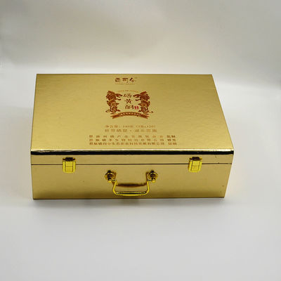 kaufen Eingehängter hölzerner Luxusgoldener Griff der Geschenkbox-300g, der für Gesundheitswesen verpackt online manufacture