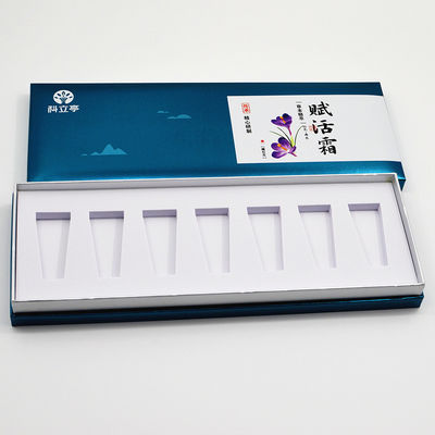 kaufen Unterer Deckel Kit Luxury Gift Boxes 1000gsm Skincare, das mit Ausschnitten EVA Inlay verpackt online manufacture