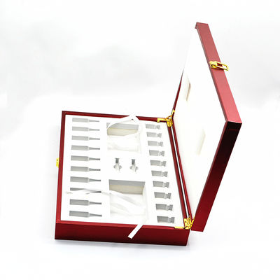 kaufen Hölzerne Luxusgeschenkboxen kleiner eingehängter MDF wickelte PU-Leder ein online manufacture