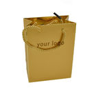 Carry Custom Paper Shopping Bags 250g prägte förderndes mit zusammengebrachtem pp.-Seil-Griff