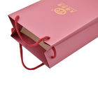 Recyclebare kleine rote Kraftpapier-kundenspezifische Papiereinkaufstaschen mit Griff