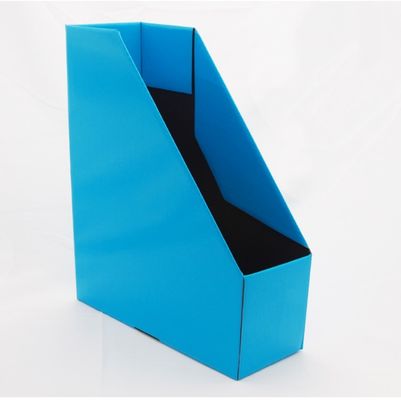 kaufen Gewölbter Desktop-Aktenspeicherungs-Organisator-blaue glatte Laminierung Collapsibile EN71 Ebenen-340mm online manufacture
