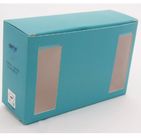Blaue gewölbte Papierwerbung ISO9001 CMYK packt kundenspezifischen Toy Boxes ein