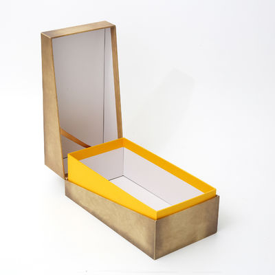 kaufen Steifer Pappwein-Flaschen-Geschenkbox-Whisky Gin Neck Holder Packaging Box online manufacture