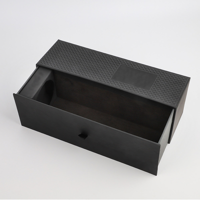 kaufen Pappe, die Verpackenpappschachtel des Fach-Kasten ISO-Schwarz-Luxusbranntweins schiebt online manufacture