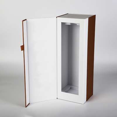 kaufen Gin Rigid Magnetic Gift Box-Papp-Papier-Flip Top Rose Gold-Weinkasten kasten der einzelnen Wodkaflasche Verpacken online manufacture