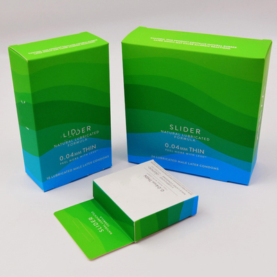 kaufen Kundenspezifische Farbe Druckkondom-Gesundheitswesen-Kasten-1-teiliger Aufhänger-Luxuskasten online manufacture