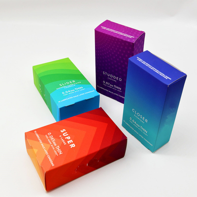kaufen Soem Matt Laminated Paper Color Box für das Kondom-Verpacken online manufacture