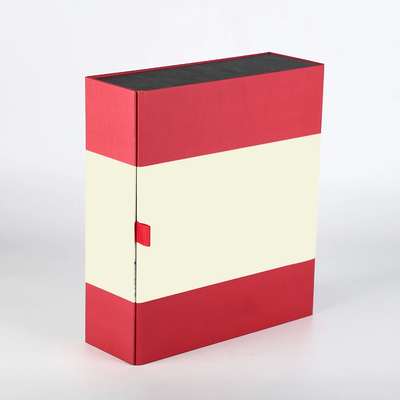 Magnetisch verschließbare Weinflasche Geschenkbox anpassbar