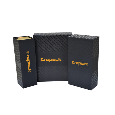 Anpassen Logo Deckel Basis Weinbox Verpackung für 2 Flaschen mit UV-Beschichtung Matt Lamination