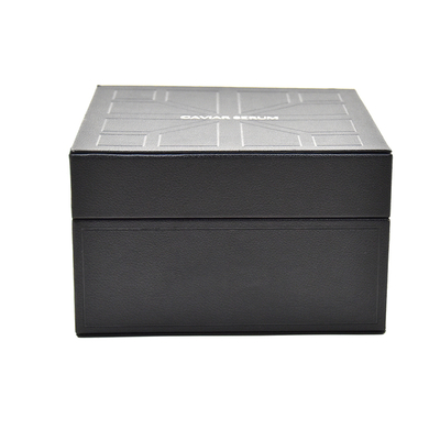 High-End Graue Flip-Top-Uhrkasse Schmuck Geschenk-Box Handgefertigte Papierkündeln und Parfüm Verpackung