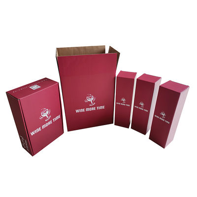 Kostenloser Druck mit individuellem Logo Design Wellpappe Papier Verpackungskarton Aufreißbare Selbstklebende Geschenkbox für den Versand