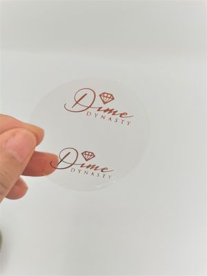 Bewegliche kundenspezifische transparente Aufkleber klebendes 1,000pcs