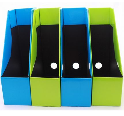 Faltbarer Briefpapier-Halter-Stehsammler-Organisator CMYK runzelte Collapsibile 300mm