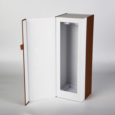 Klappen-Schließungs-Wein-Kasten EVA Insert Inlay Rigid Magnetic-Geschenkbox Greyboard zusammenklappbarer